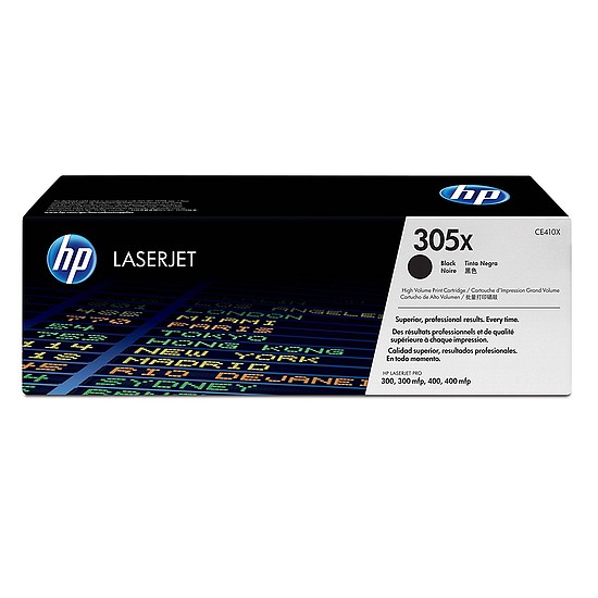 HP CE410X No.305X Black lézertoner eredeti 4K