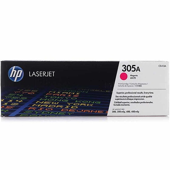 HP CE413A No.305A Magenta lézertoner eredeti 2,6K