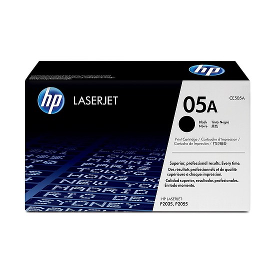 HP CE505A No.05A Black lézertoner eredeti 2,3K