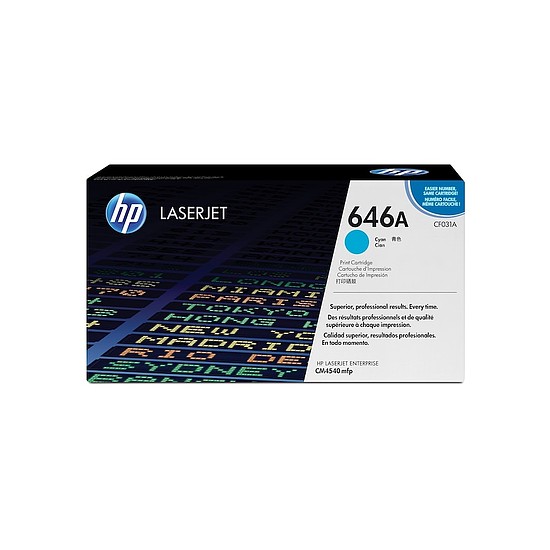 HP CF031A No.646A Cyan lézertoner eredeti 12,5K