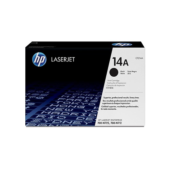 HP CF214A No.14A Black lézertoner eredeti 10K