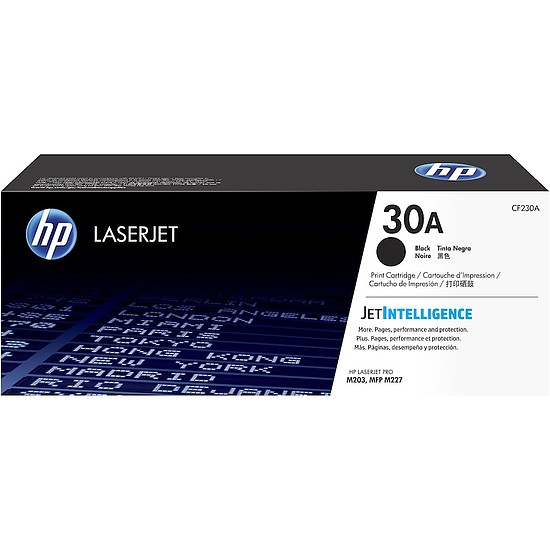 HP CF230A No.30A Black lézertoner eredeti 1,6K