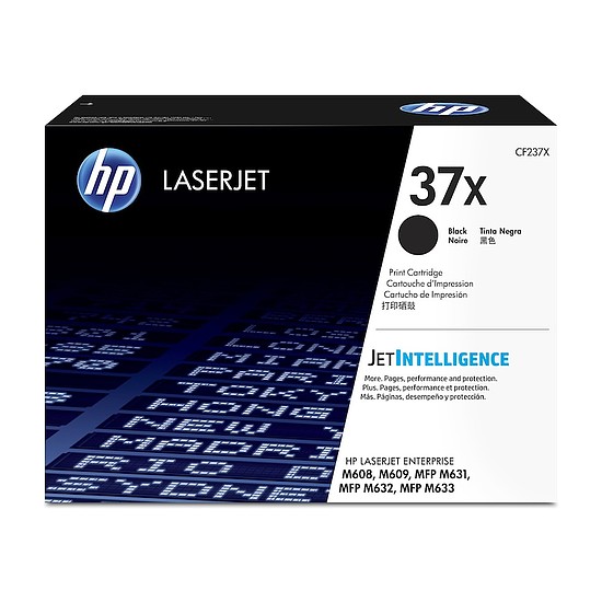 HP CF237X No.37X Black lézertoner eredeti 25K