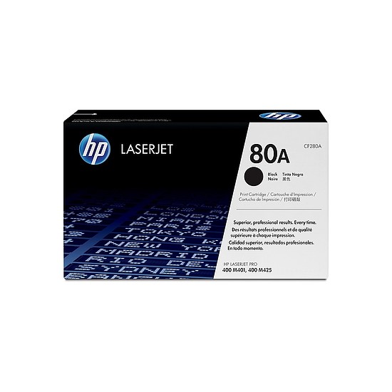 HP CF280A No.80A Black lézertoner eredeti 2,7K