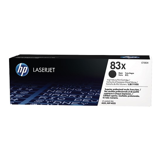 HP CF283X No.83X Black lézertoner eredeti 2,2K