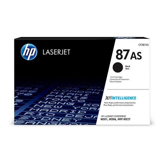 HP CF287AS No.87AS Black lézertoner eredeti 6K