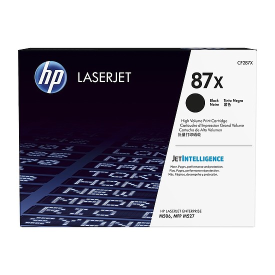 HP CF287X No.87X Black lézertoner eredeti 18K