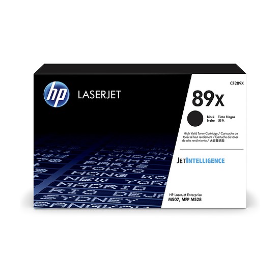 HP CF289X No.89X Black lézertoner eredeti 10K