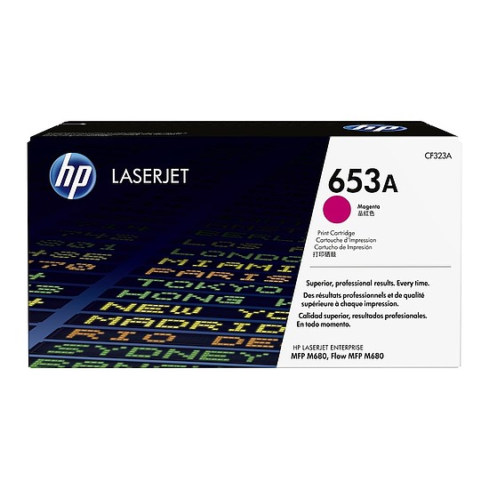 HP CF323A No.653A Magenta lézertoner eredeti 16,5K