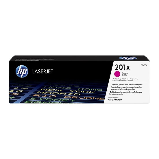 HP CF403X No.201X Magenta lézertoner eredeti 2,3K