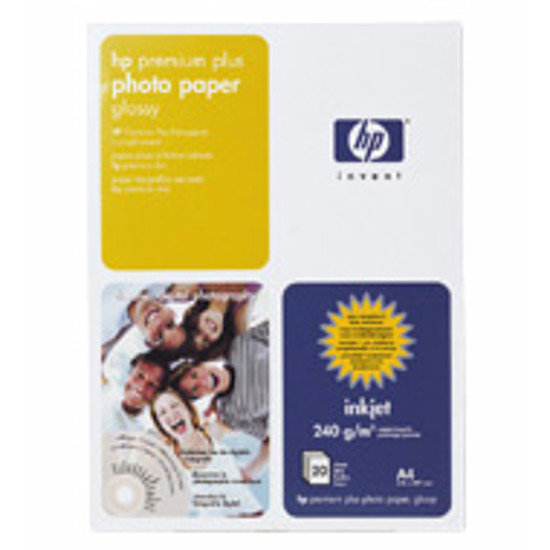 HP CR672 Premium Plus fényes fotópapír A4 20 ív 300gr.