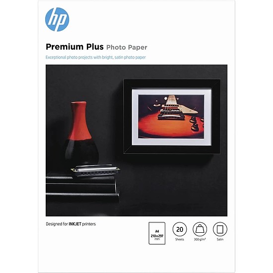 HP CR673A Premium Plus félfényes fotópapír A4 20 ív 300gr.