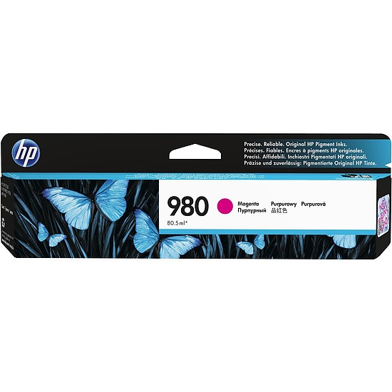 HP D8J08A No.980 Magenta tintapatron eredeti 200gr