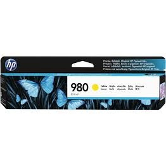 HP D8J09A No.980 Yellow tintapatron eredeti 200gr