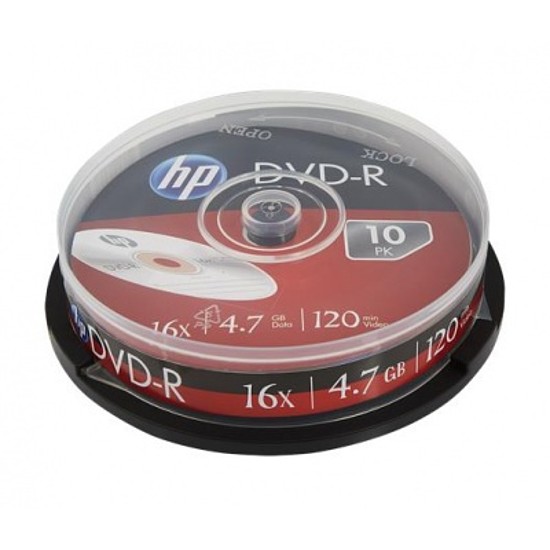 HP DVD-R 4,7GB 16x henger 10db