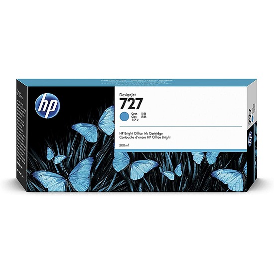 HP F9J76A No.727 Cyan tintapatron eredeti