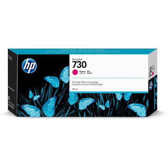 HP P2V69A No.730 Magenta tintapatron eredeti 300ml