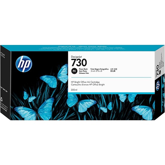HP P2V73A No.730 Photo Black tintapatron eredeti 300ml