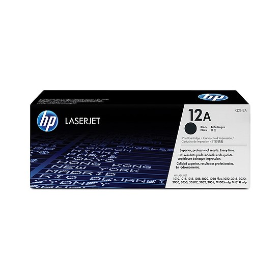 HP Q2612A No.12A Black lézertoner eredeti 2K