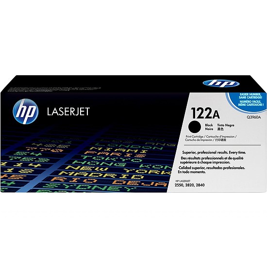 HP Q3960A No.122A Black lézertoner eredeti 5K megszűnő