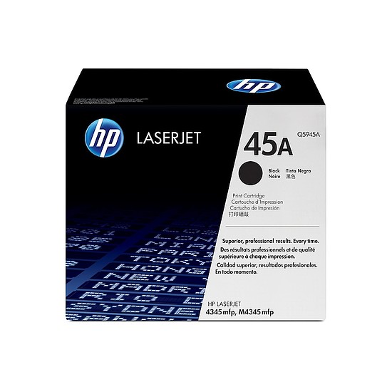 HP Q5945A No.45A Black lézertoner eredeti 18K