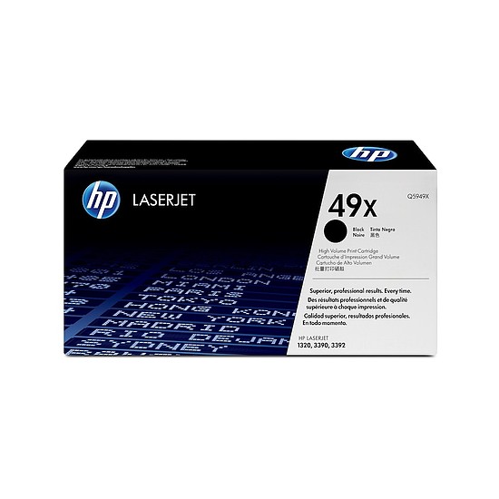 HP Q5949X No.49X Black lézertoner eredeti 6K