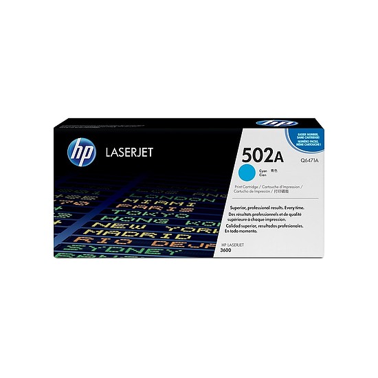 HP Q6471A No.502A Cyan lézertoner eredeti 4K megszűnő