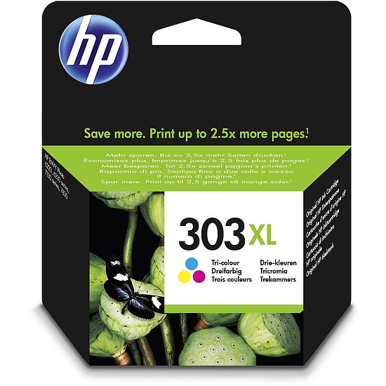 HP T6N03AE No.303XL Color tintapatron eredeti