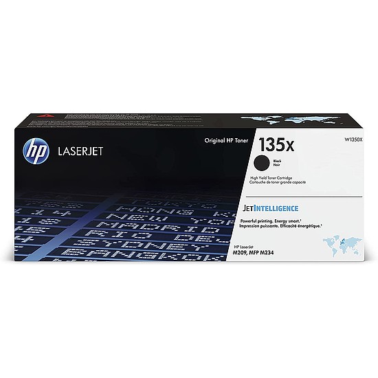 HP W1350X No.135X Black lézertoner eredeti 2,4K