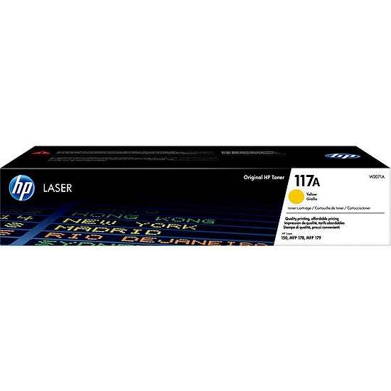 HP W2072A No.117A Yellow lézertoner eredeti 0,7K