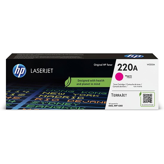 HP W2203A Toner Magenta 1800 oldal kapacitás No.220A