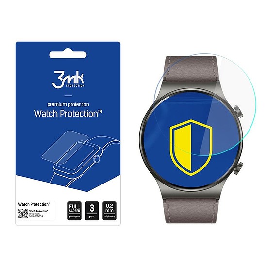 Huawei Watch GT 2 Pro Classic - 3mk Watch Protection v. FlexibleGlass Lite