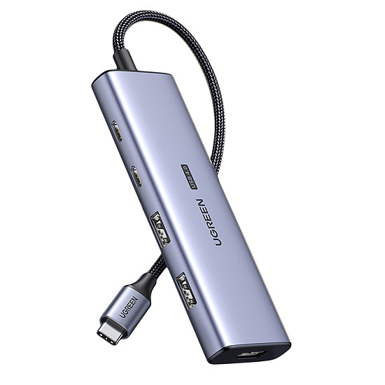 HUB USB C - HDMI / 2x USB C / 2x USB A Ugreen CM500 - rövid
