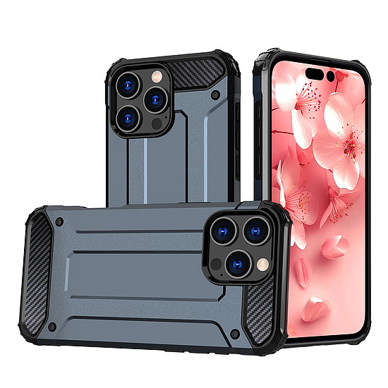Hybrid Armor iPhone 16 Pro Max tok - kék