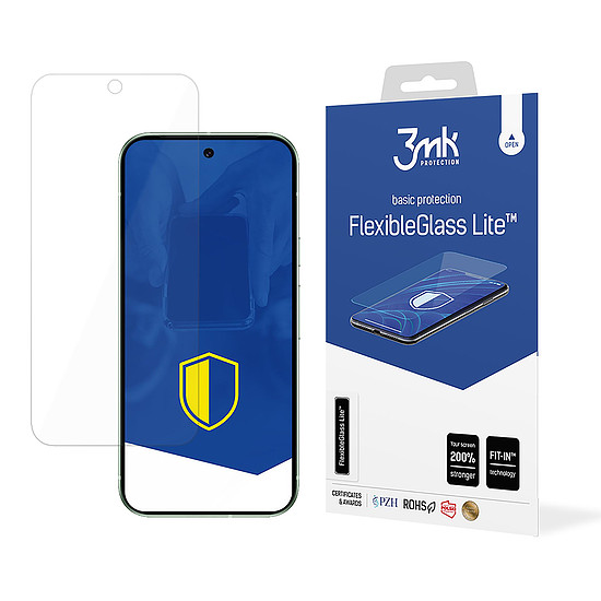 Hybrid Glass 3mk FlexibleGlass Lite Google Pixel 9 / 9 Pro készülékhez