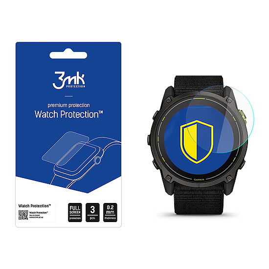 Hybrid Glass 3mk óravédő FlexibleGlass Garmin Enduro 3 okosórához