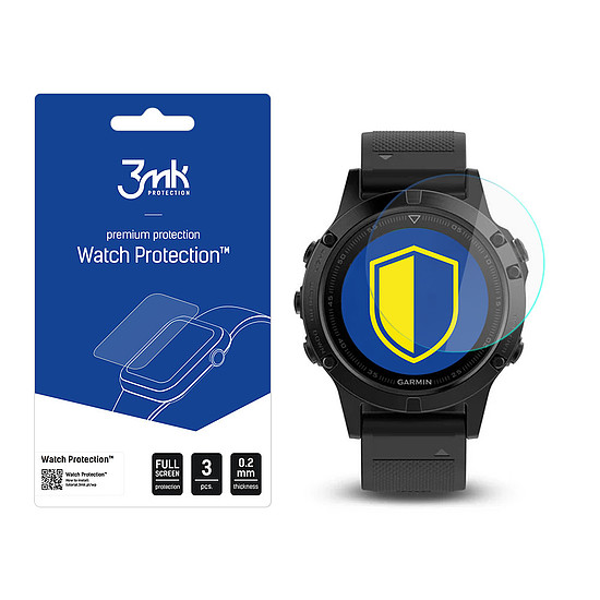 Hybrid Glass 3mk óravédő FlexibleGlass Garmin Fenix ????5 47mm-hez