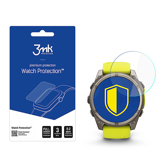 Hybrid Glass 3mk óravédő FlexibleGlass Garmin Fenix ????8 Solar/Sapphire 51mm-hez