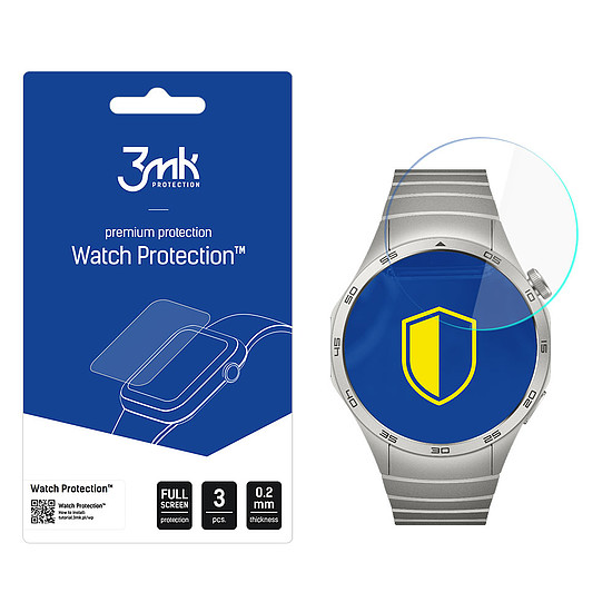 Hybrid Glass 3mk óravédő FlexibleGlass Huawei Watch GT 4 46mm-hez