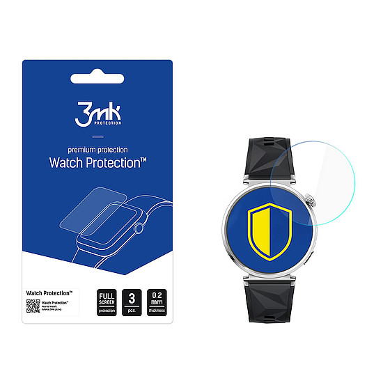 Hybrid Glass 3mk óravédő FlexibleGlass Huawei Watch GT 5 41mm-hez