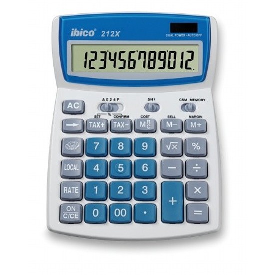 Ibico 212X számológép asztali 12 számjegy