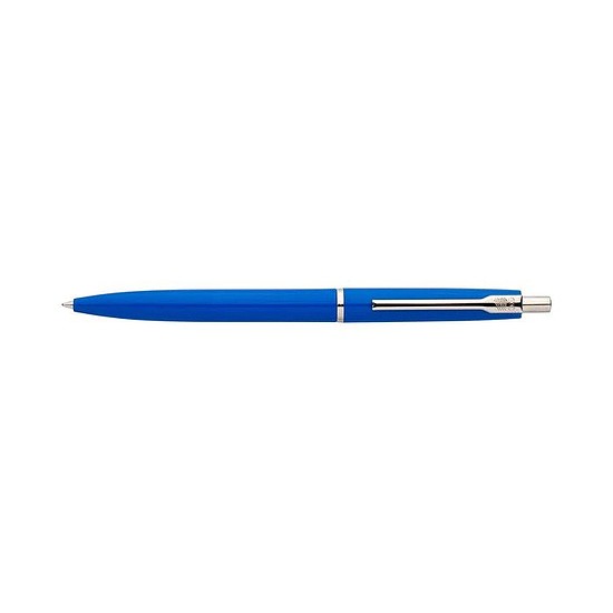 Ico Blanka golyóstoll műanyag, nyomógombos fém klipsszel 0,5 mm kék írásszín
