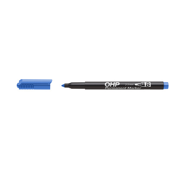 Ico OHP Top Marker -B- alkoholos rostirón kék, kerek hegy 2-3mm 