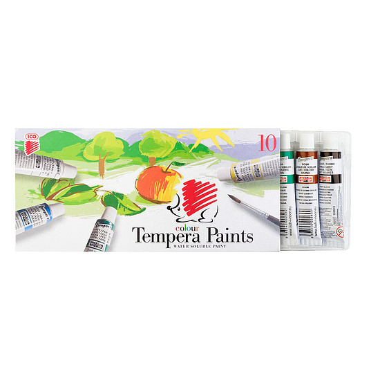 ICO Süni tempera festék készlet 10 színű 10x16ml