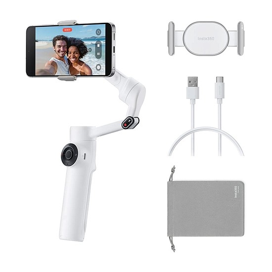 Insta360 Flow 2 Plus fehér (CINSABQA_AIW(HU))