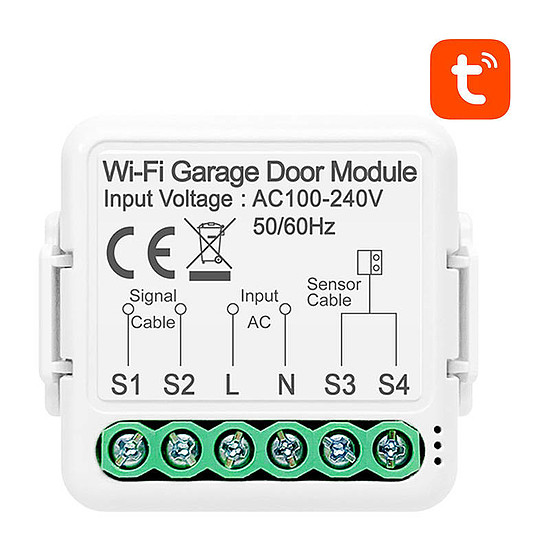Intelligens garázskapunyitó modul WiFi Avatto GDS01 TUYA (GDS01)