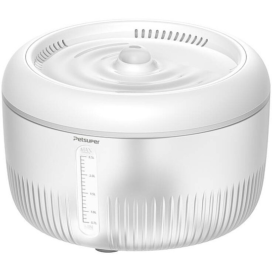 Intelligens szökőkút házi kedvenceknek Petsuper PW02 2,5L (fehér)