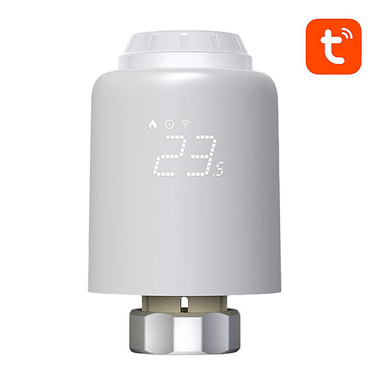 Intelligens termosztát radiátorszelep Avatto TRV07 Zigbee 3.0 TUYA (TRV07) - Akció a készlet erejéig !