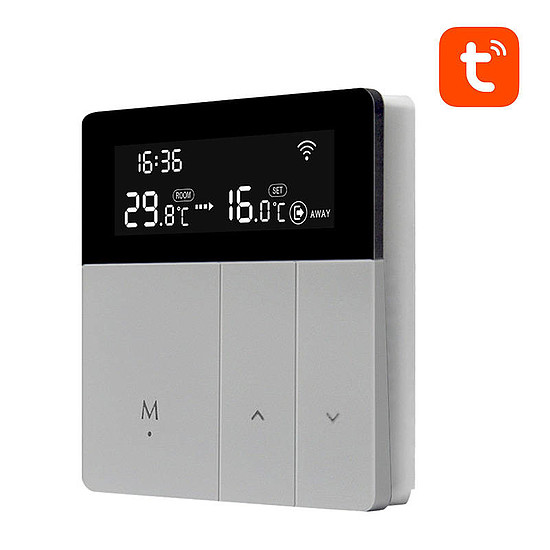 Intelligens vízmelegítő termosztát Avatto WT50 3A Wi-Fi Tuya (WT50-WH-3A)