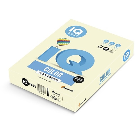 IQ Color A4 80gr. színes fénymásolópapír krém CR20 500 ív / csomag